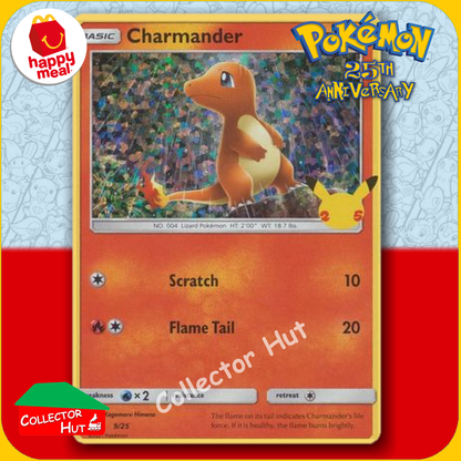 McDonald's Happy Meal 2021 Pokémon 25th Anniversary Trading Cards You Choose