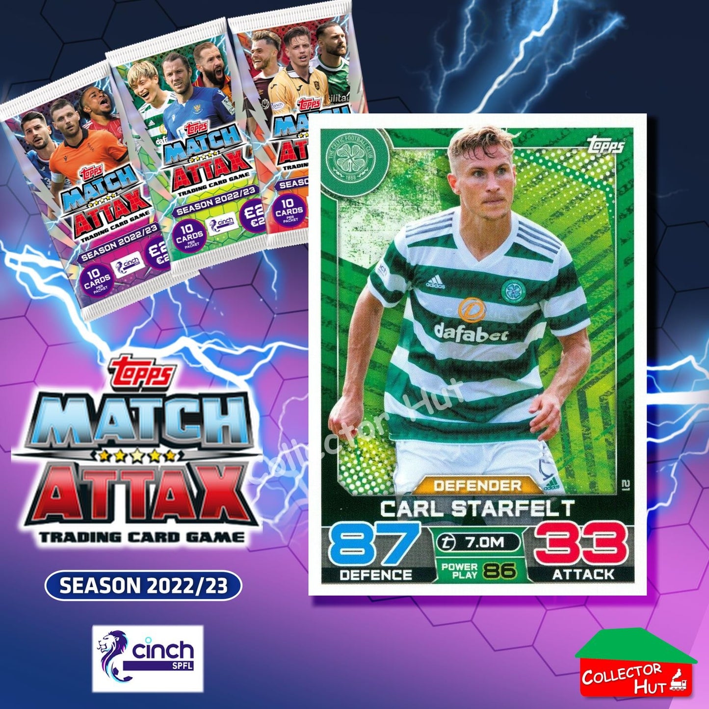 TOPPS MATCH ATTAX SPFL 2022/23 #1-162 Choose Your Card
