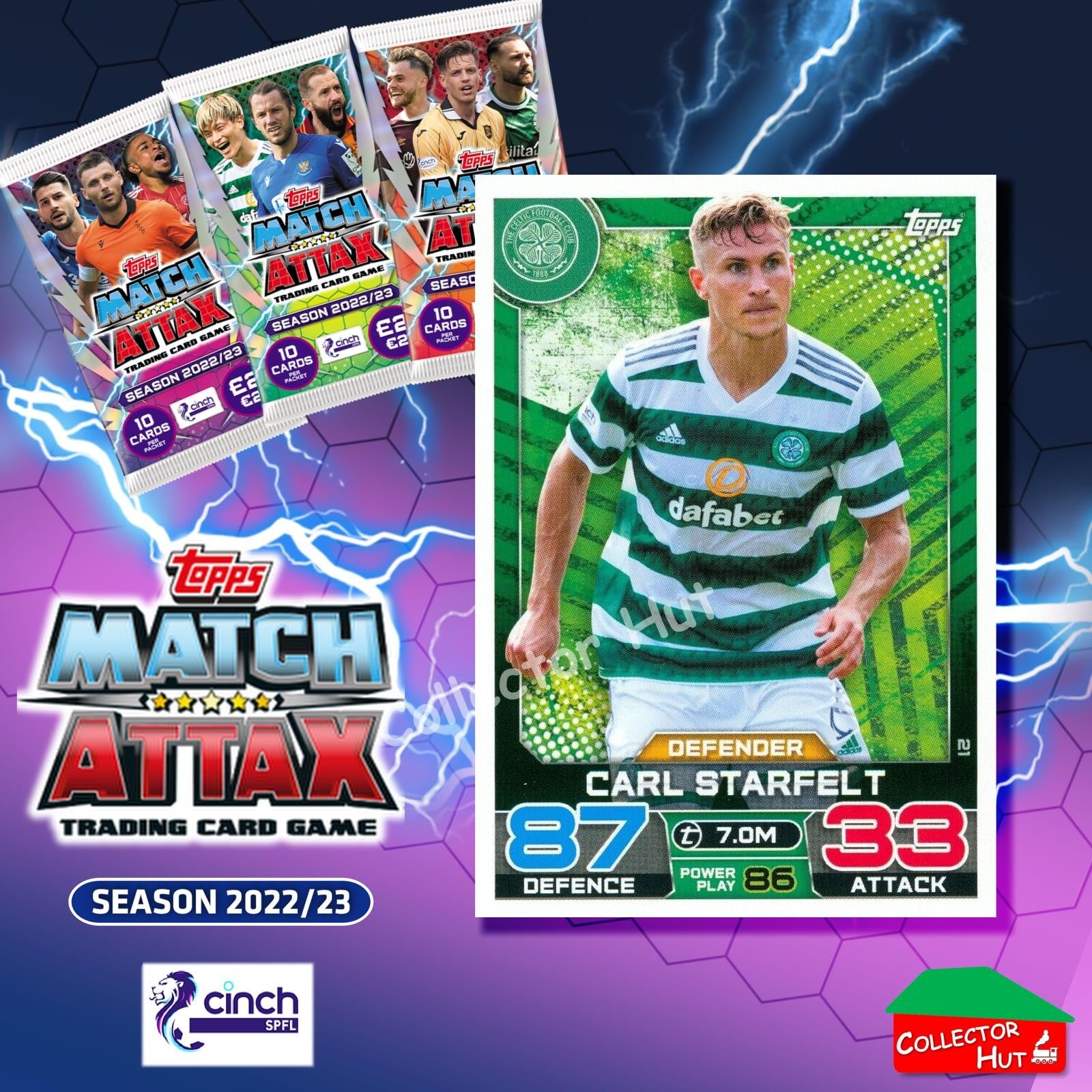 TOPPS MATCH ATTAX SPFL 2022/23 #1-162 Choose Your Card
