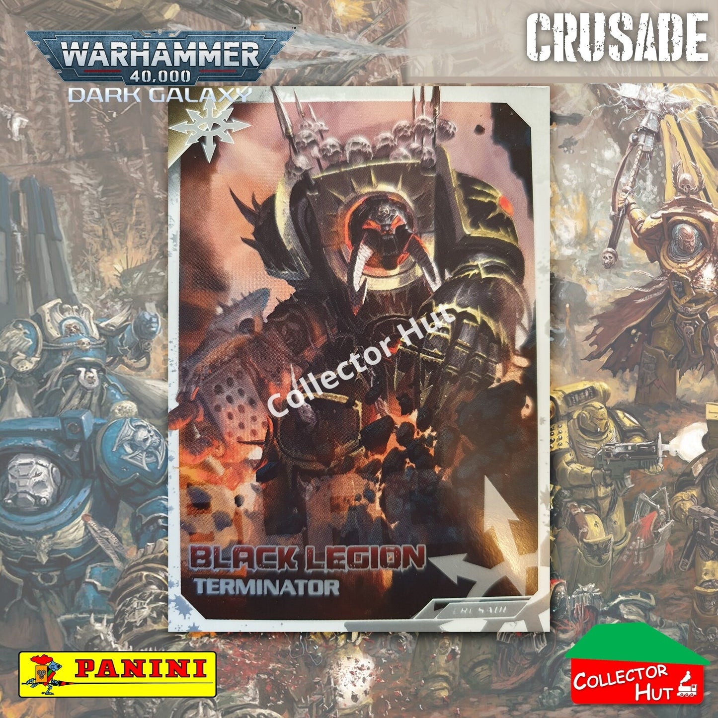 PANINI Warhammer 40,000 Dark Galaxy Parallel Trading Card Crusade Vanguard Purge