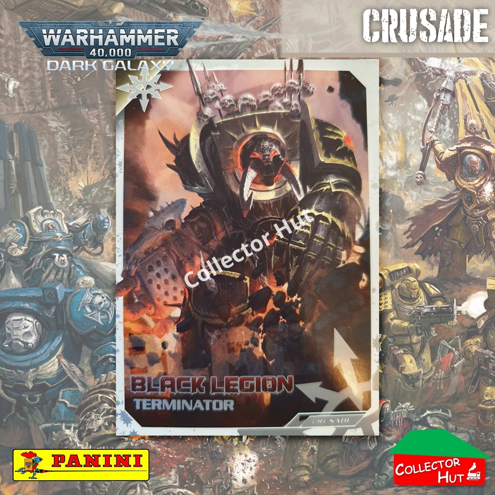PANINI Warhammer 40,000 Dark Galaxy Parallel Trading Card Crusade Vanguard Purge