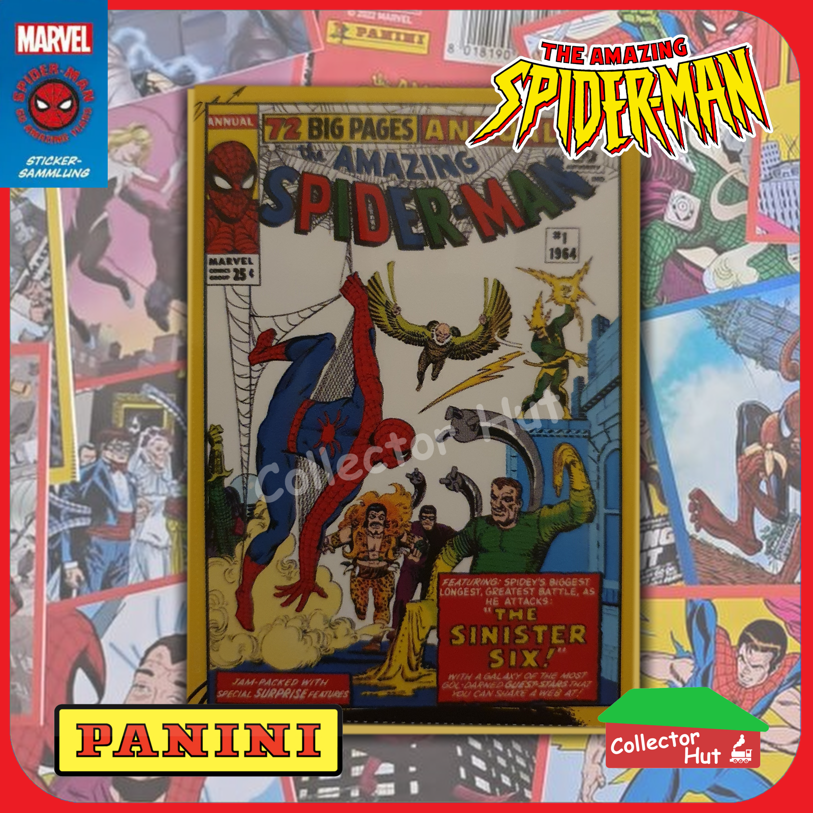 Panini The Amazing Spider-Man 60th Anniversary Trading Cards Singles 1-60