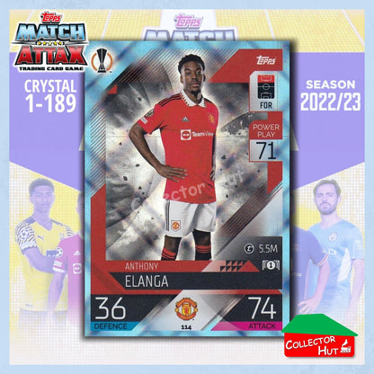 Topps Match Attax Europa Champions League 2022/23 Crystal Parallel Cards 1-189