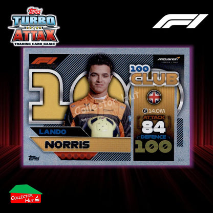 Topps Turbo Attax Formula 1 F1 2022 Limited Edition, 100 Club & Foil Cards