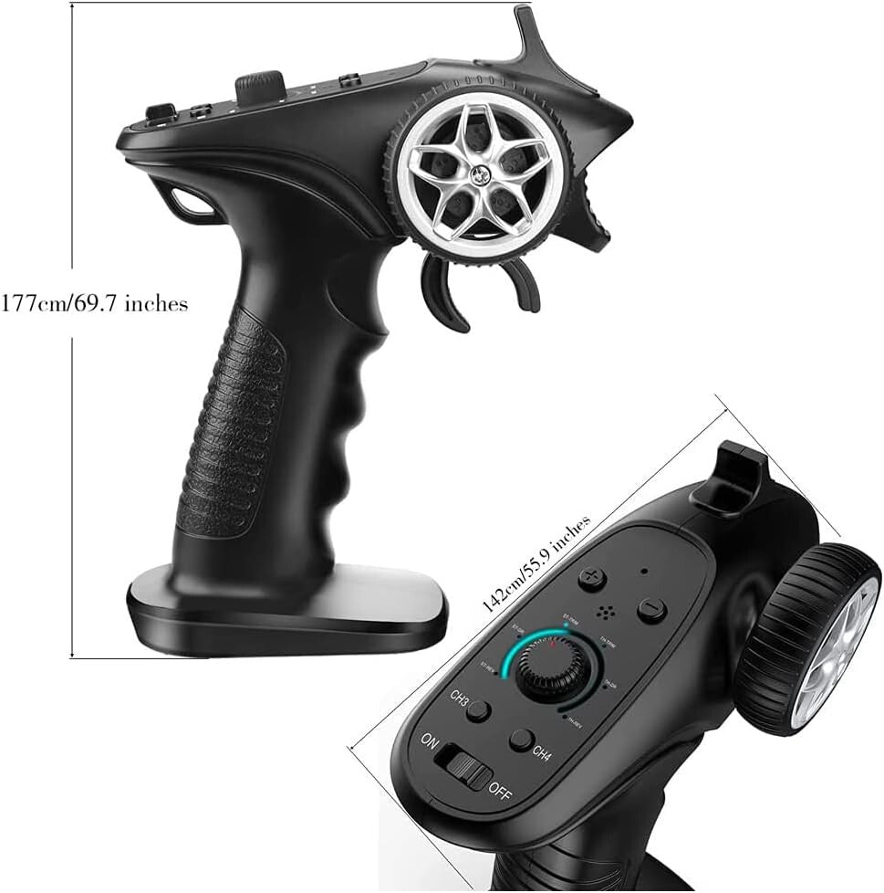 GA-4H-TX TX4 2.4GHz 4CH Radio System Transmitter Remote Controller Receiver KIT