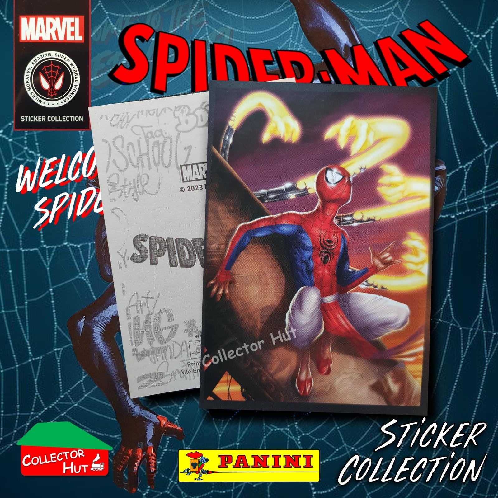 Panini Spider-Man Spider-Verse 2023 Collection Sticker Singles #1-163 & F1-30