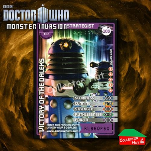 DOCTOR WHO Monster Invasion SUPER & ULTRA RARE Cards YOU CHOOSE