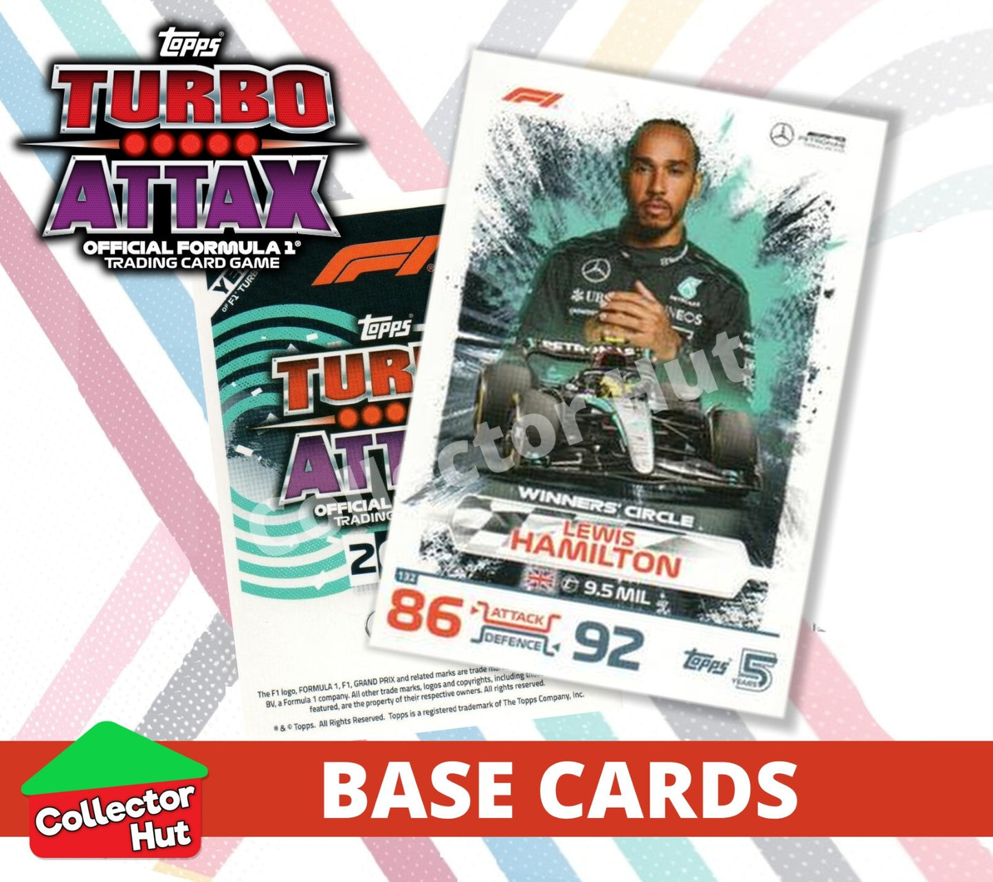 Topps Turbo Attax Formula 1 F1 2024 #1-166 Base Cards YOU CHOOSE