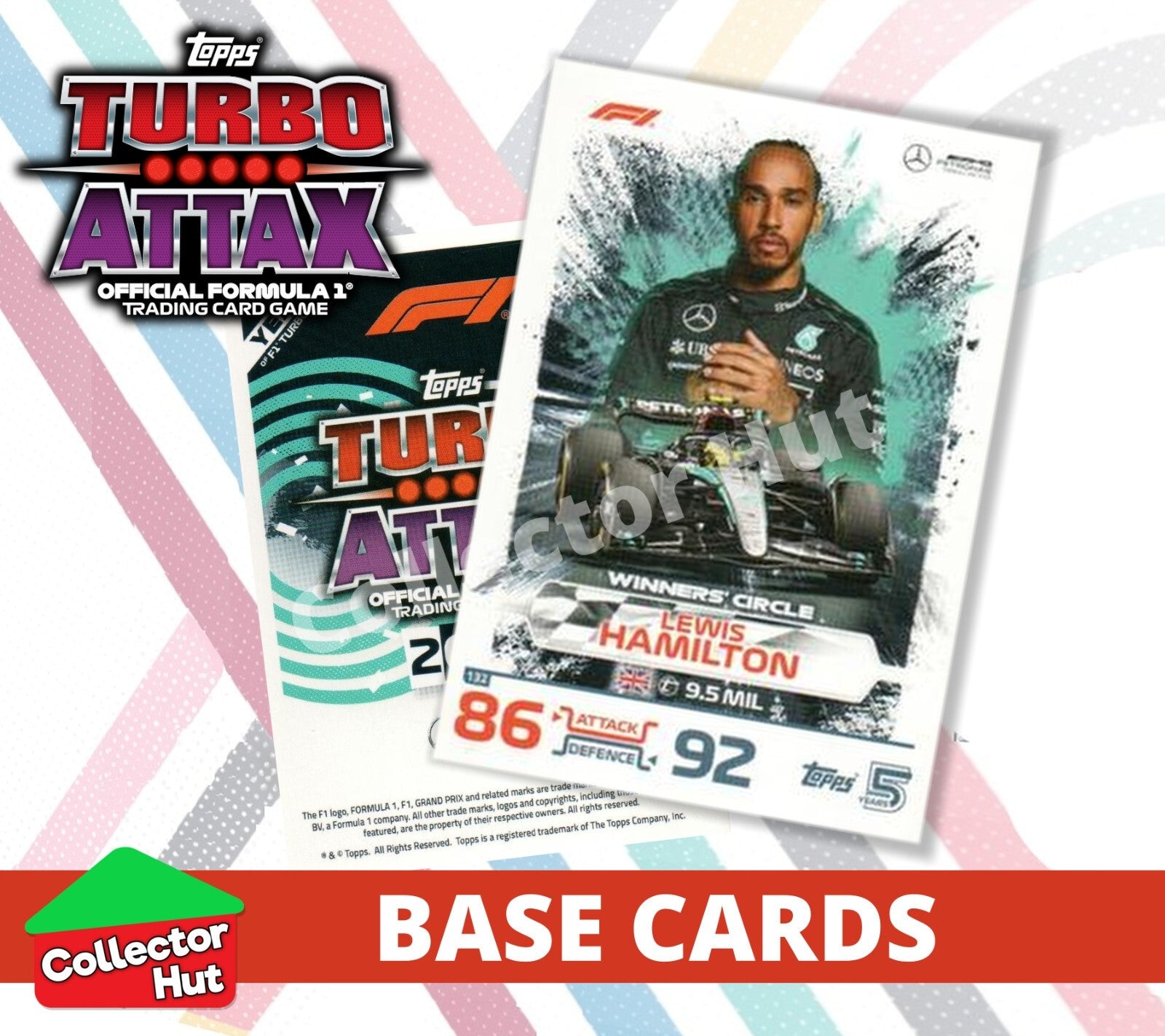 Topps Turbo Attax Formula 1 F1 2024 #1-166 Base Cards YOU CHOOSE