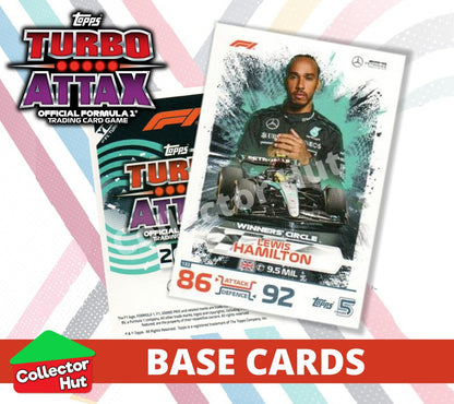 Topps Turbo Attax Formula 1 F1 2024 #1-166 Base Cards YOU CHOOSE