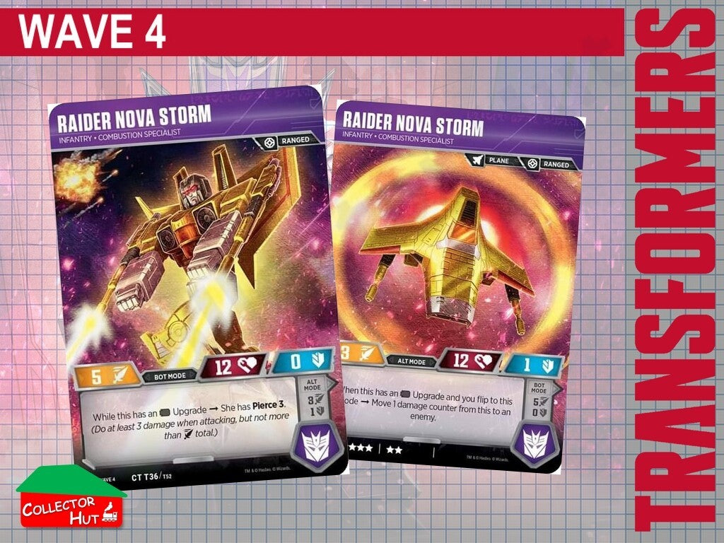 Transformers TCG CHARACTER Trading Cards All Waves