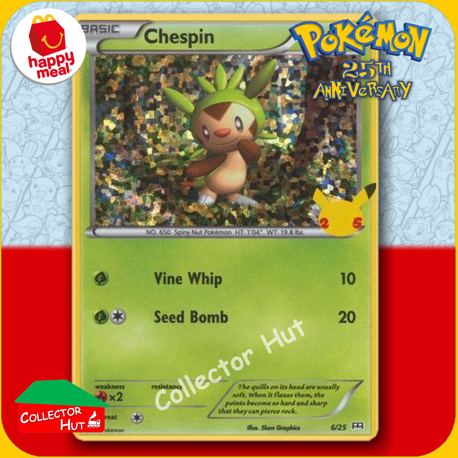 McDonald's Happy Meal 2021 Pokémon 25th Anniversary Trading Cards You Choose