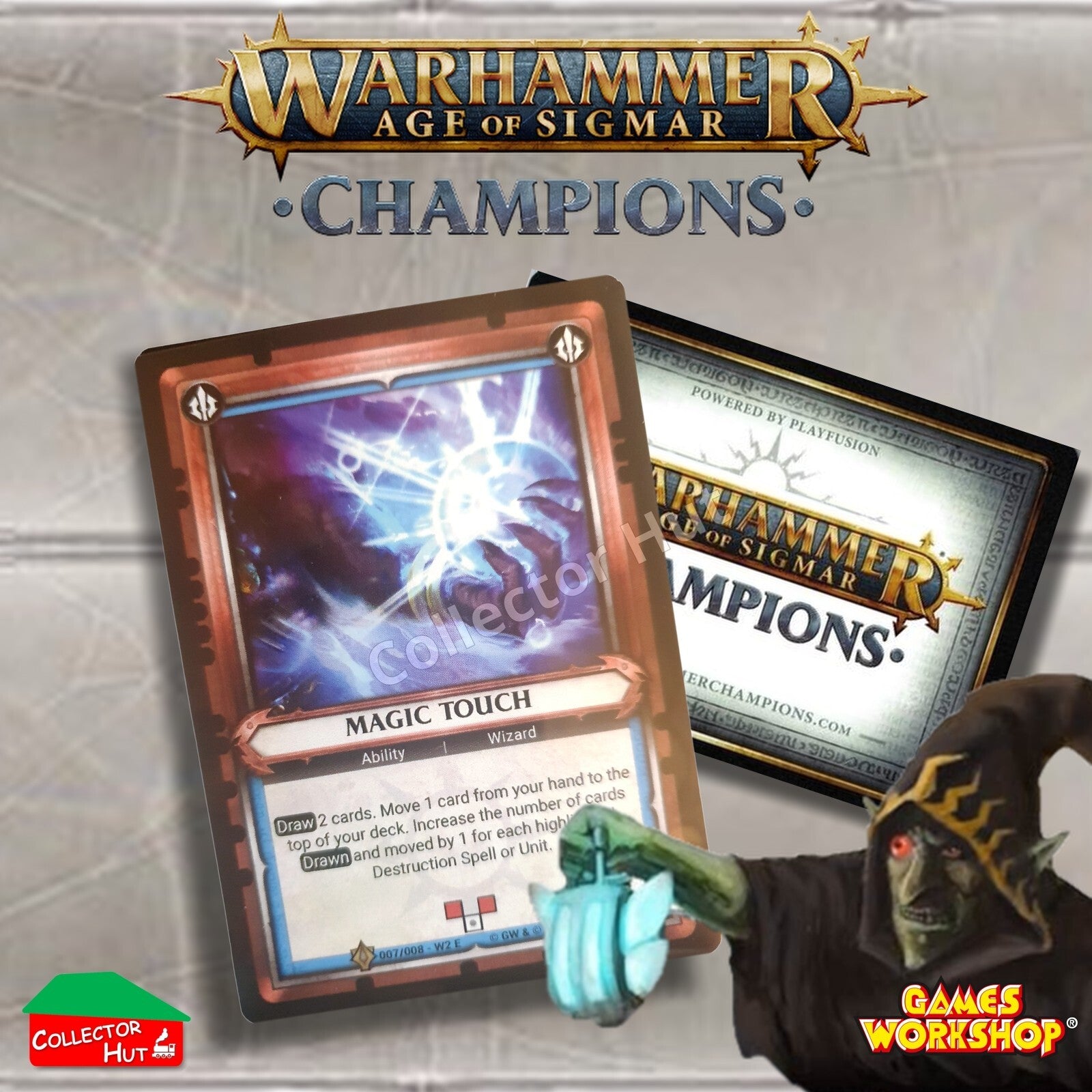 Warhammer Age of Sigmar: Champions EXCLUSIVE Trading Cards COMPLETE 12 Card Set