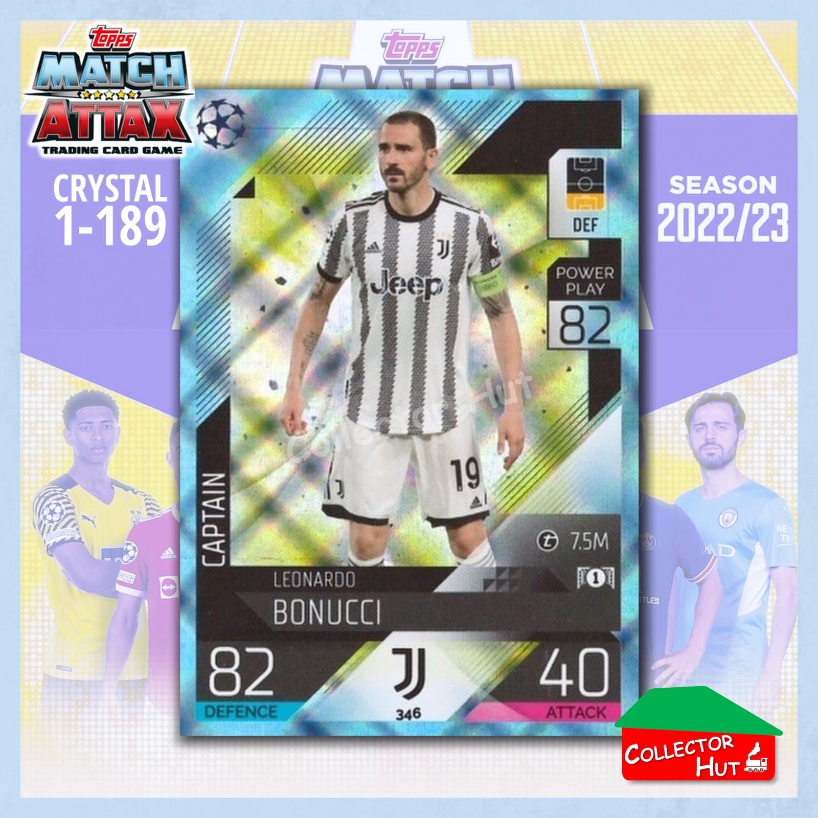 Topps Match Attax Europa Champions League 2022/23 Crystal Parallel Cards 190-387