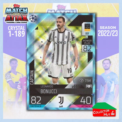 Topps Match Attax Europa Champions League 2022/23 Crystal Parallel Cards 190-387