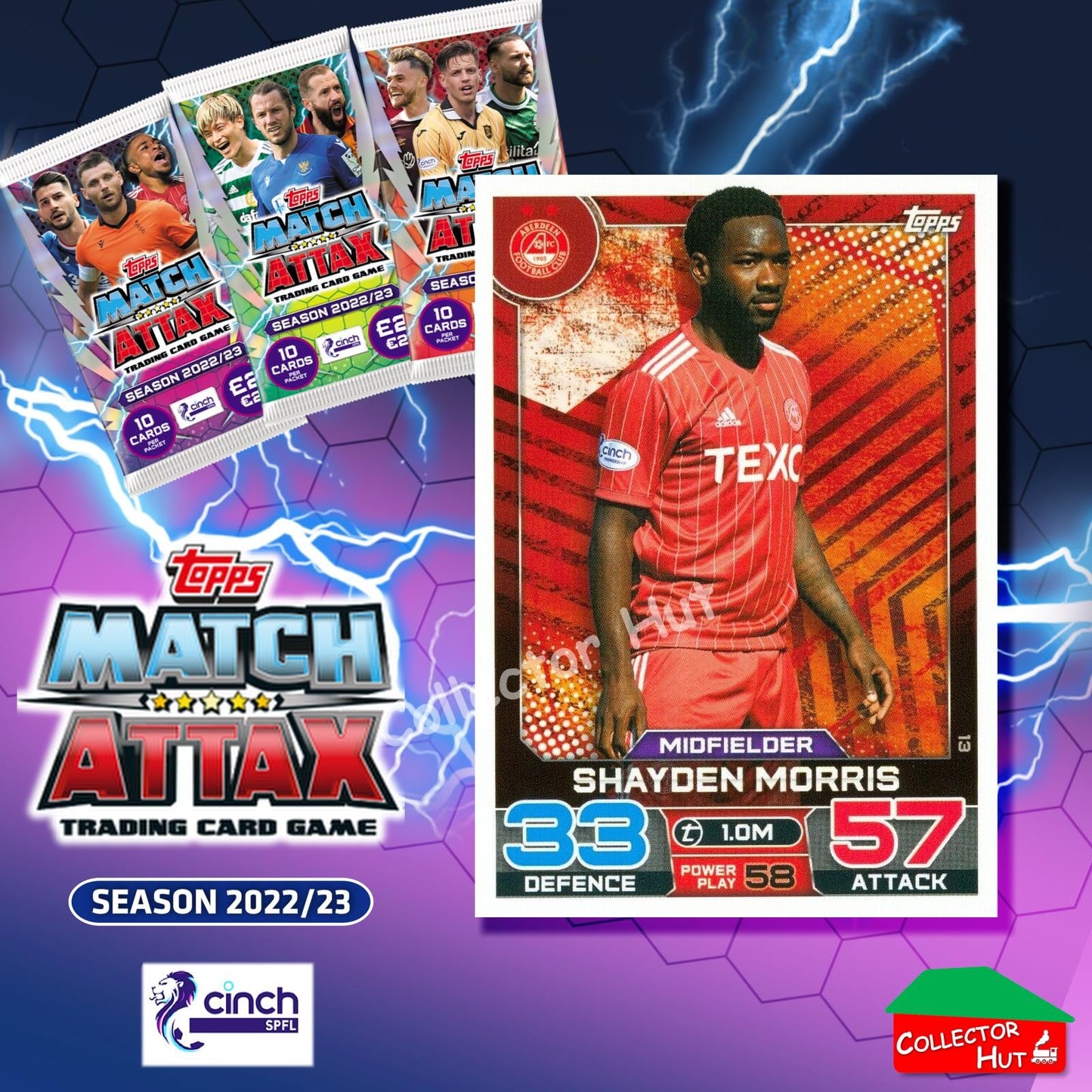 TOPPS MATCH ATTAX SPFL 2022/23 #1-162 Choose Your Card