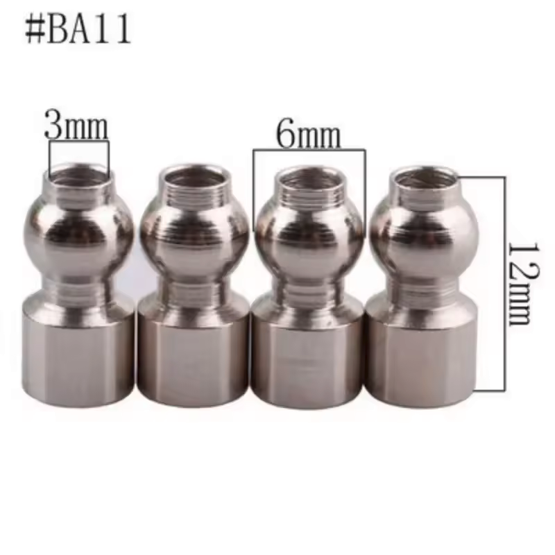 RC Model Car Suspension Bushings Metal Cap Fittings