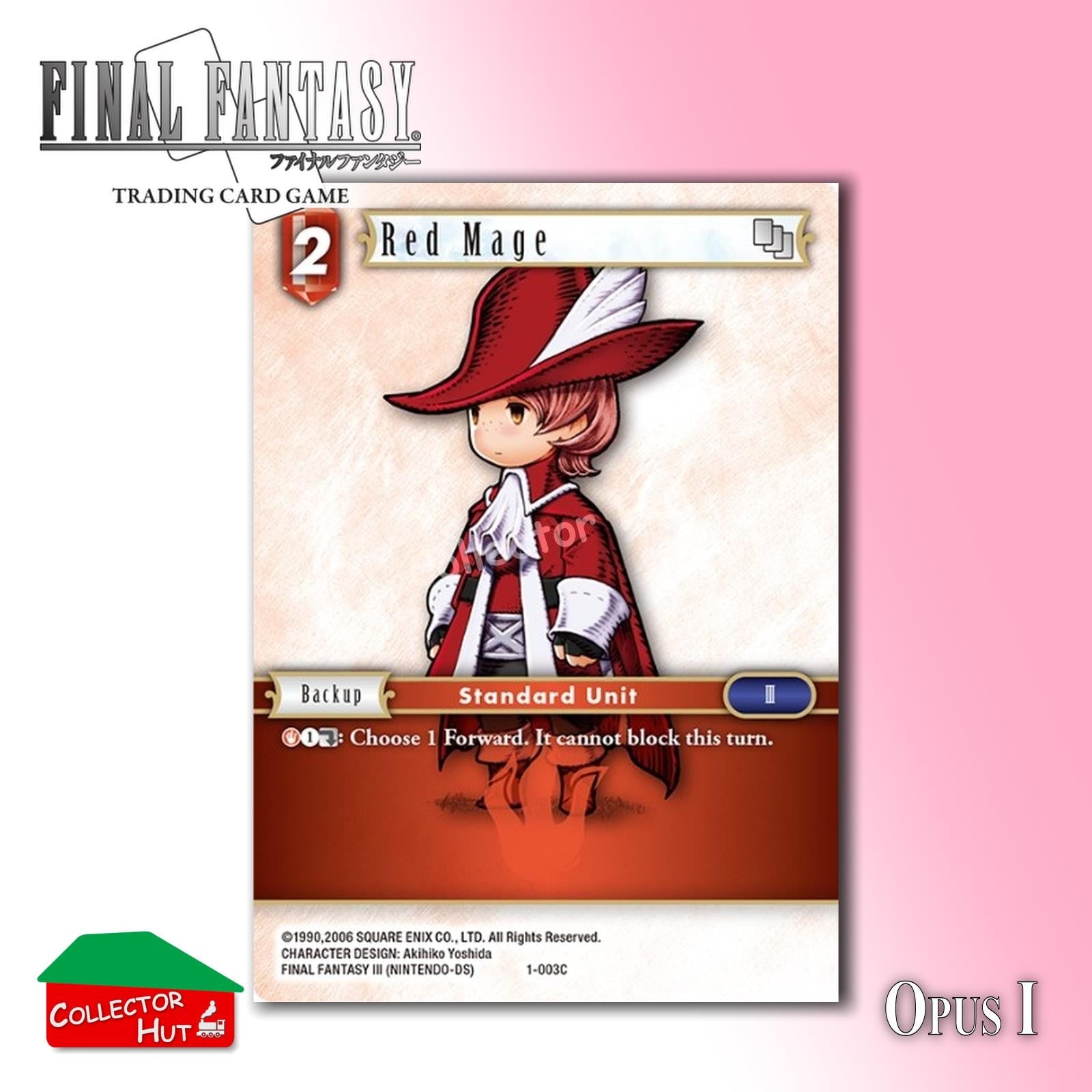 Final Fantasy Trading Card Game OPUS I Singles You Choose