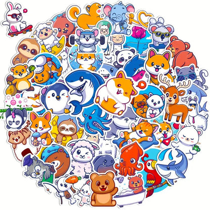 Awesome Stickers Novelty Anime Cartoon Animals Artistic 100's to Choose From