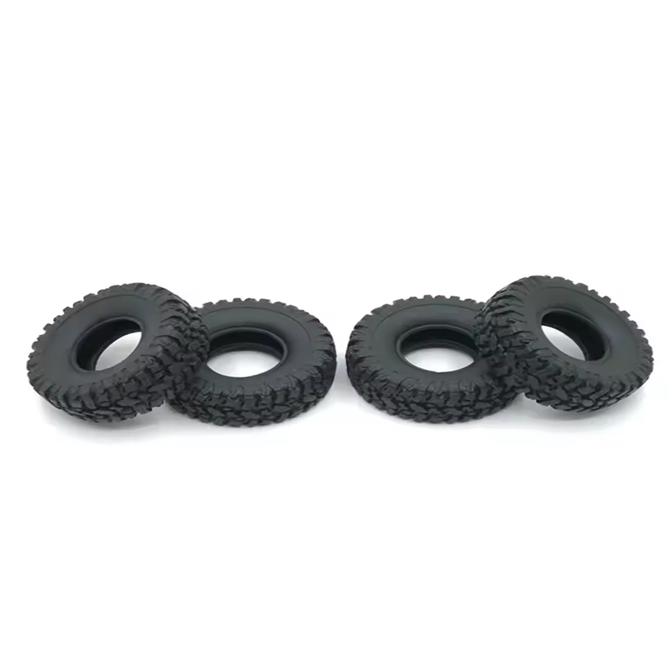 RC Model Wheels Tyres 5mm Hub 68mm x 24mm 59g ALLOY BEADLOCK 4pcs Set MN82 MN99