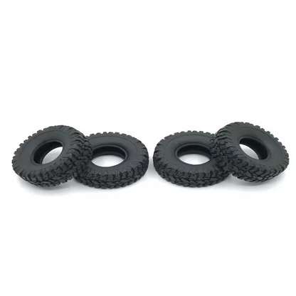 RC Model Wheels Tyres 5mm Hub 68mm x 24mm 59g ALLOY BEADLOCK 4pcs Set MN82 MN99