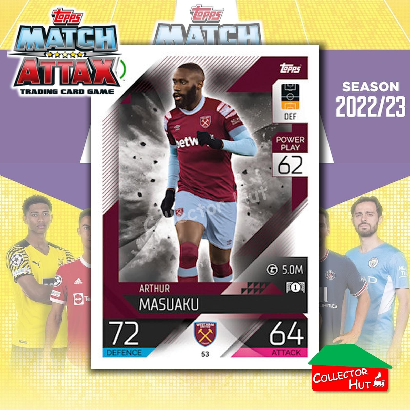 Topps Match Attax Europa Champions League 2022/23 TCG Trading Cards Base 1-189
