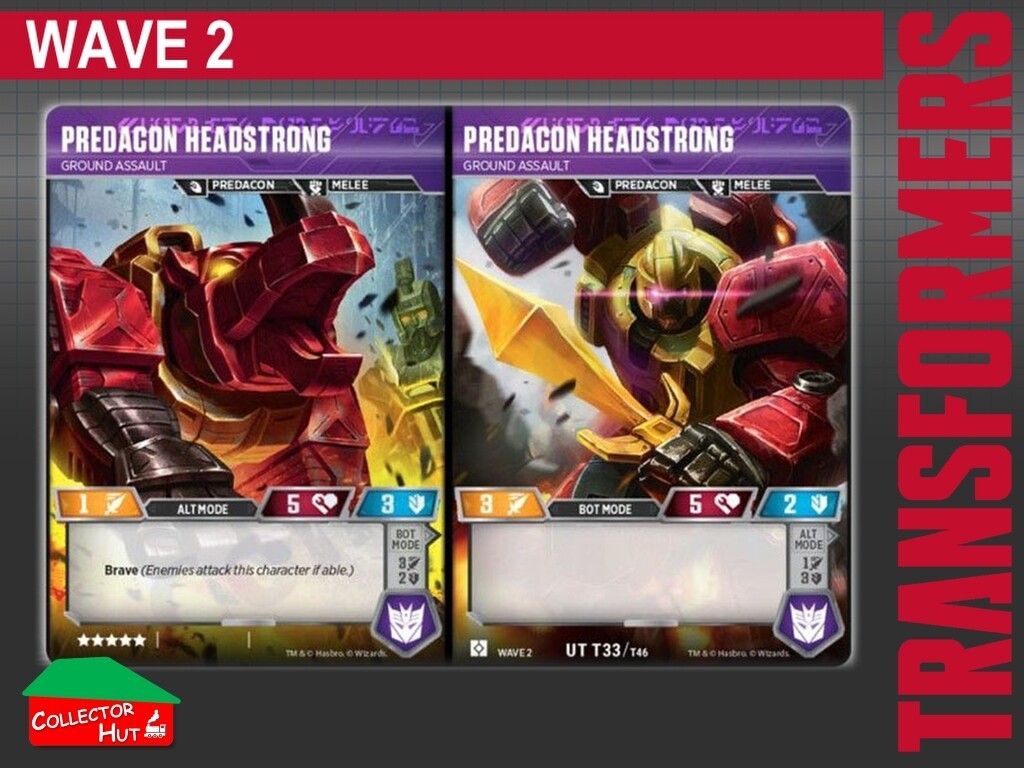 Transformers TCG CHARACTER Trading Cards All Waves