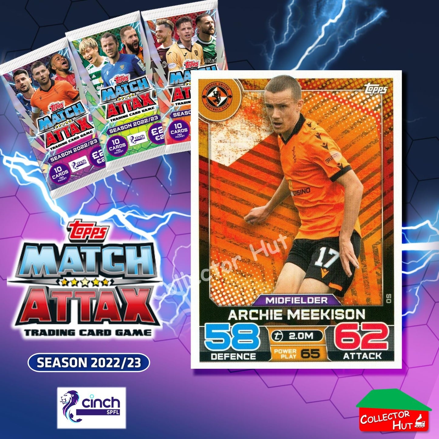 TOPPS MATCH ATTAX SPFL 2022/23 #1-162 Choose Your Card