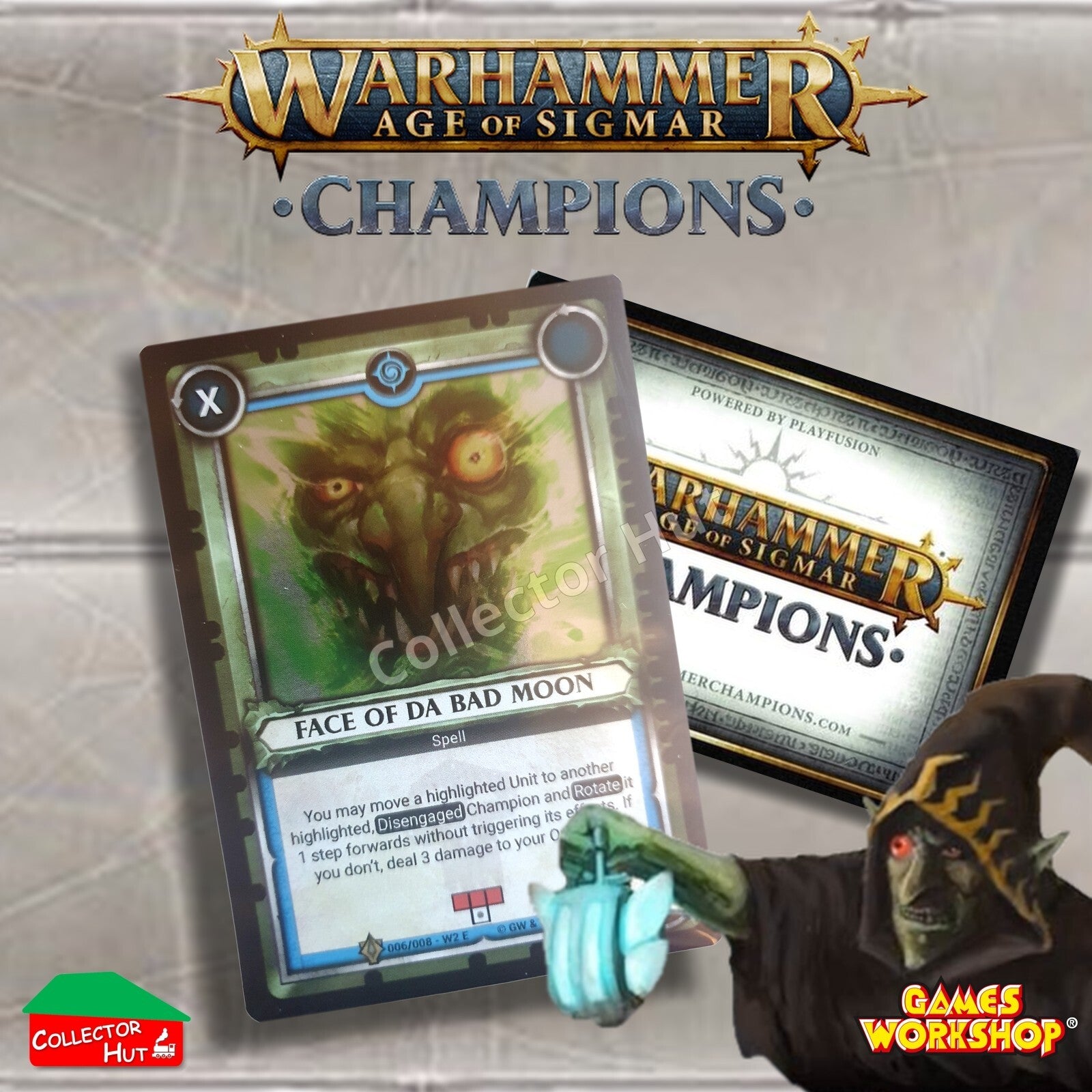 Warhammer Age of Sigmar: Champions EXCLUSIVE Trading Cards COMPLETE 12 Card Set