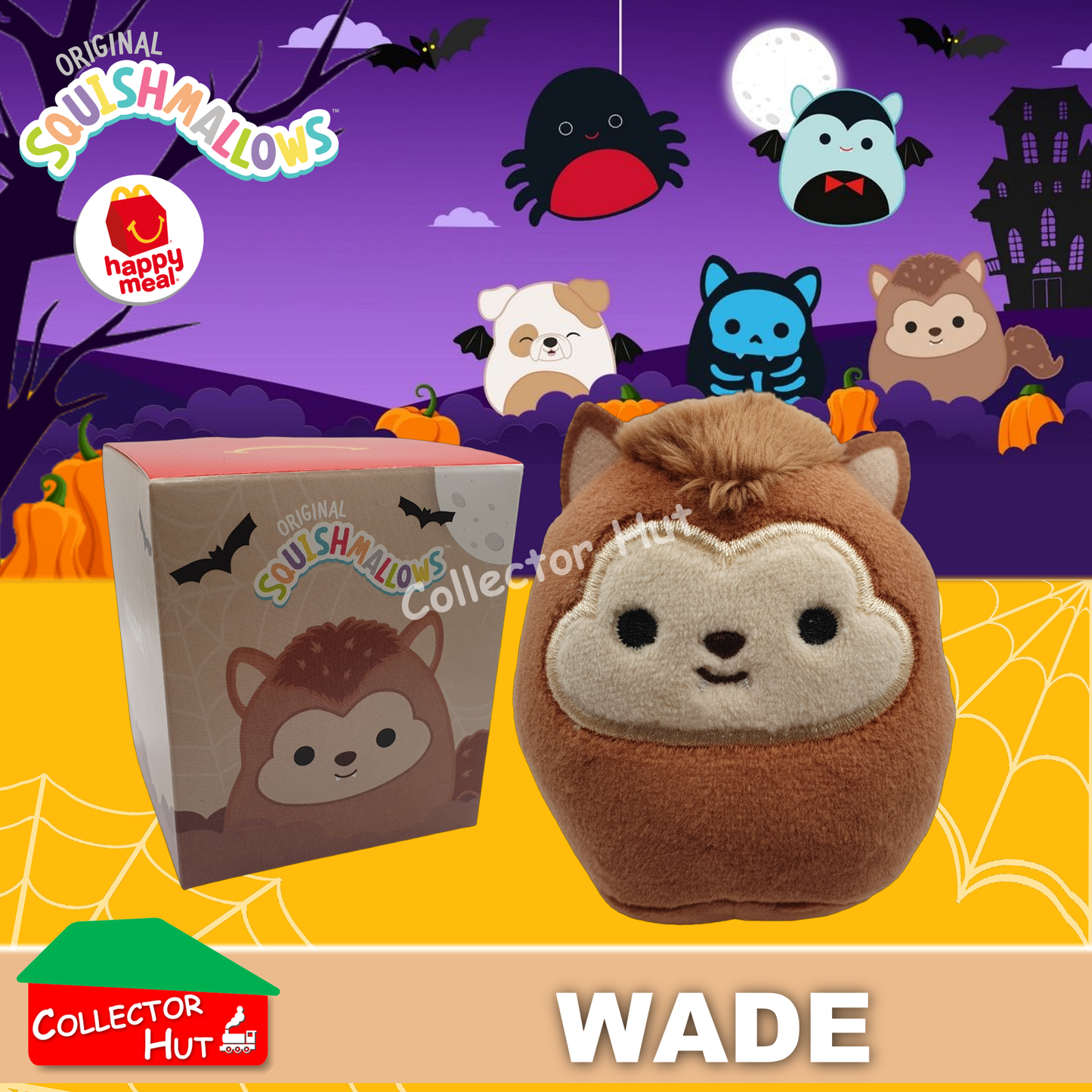 McDonald's Happy Meal 2023 Halloween & Autumn Squishmallows Plush Toys