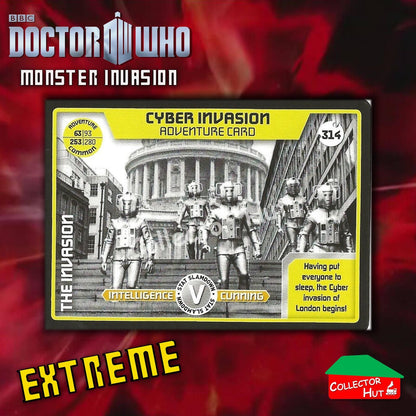 DOCTOR WHO Monster Invasion EXTREME Cards 166-344 New Fresh & Sleeved YOU CHOOSE