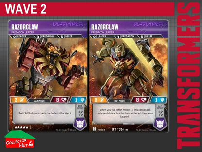 Transformers TCG CHARACTER Trading Cards All Waves