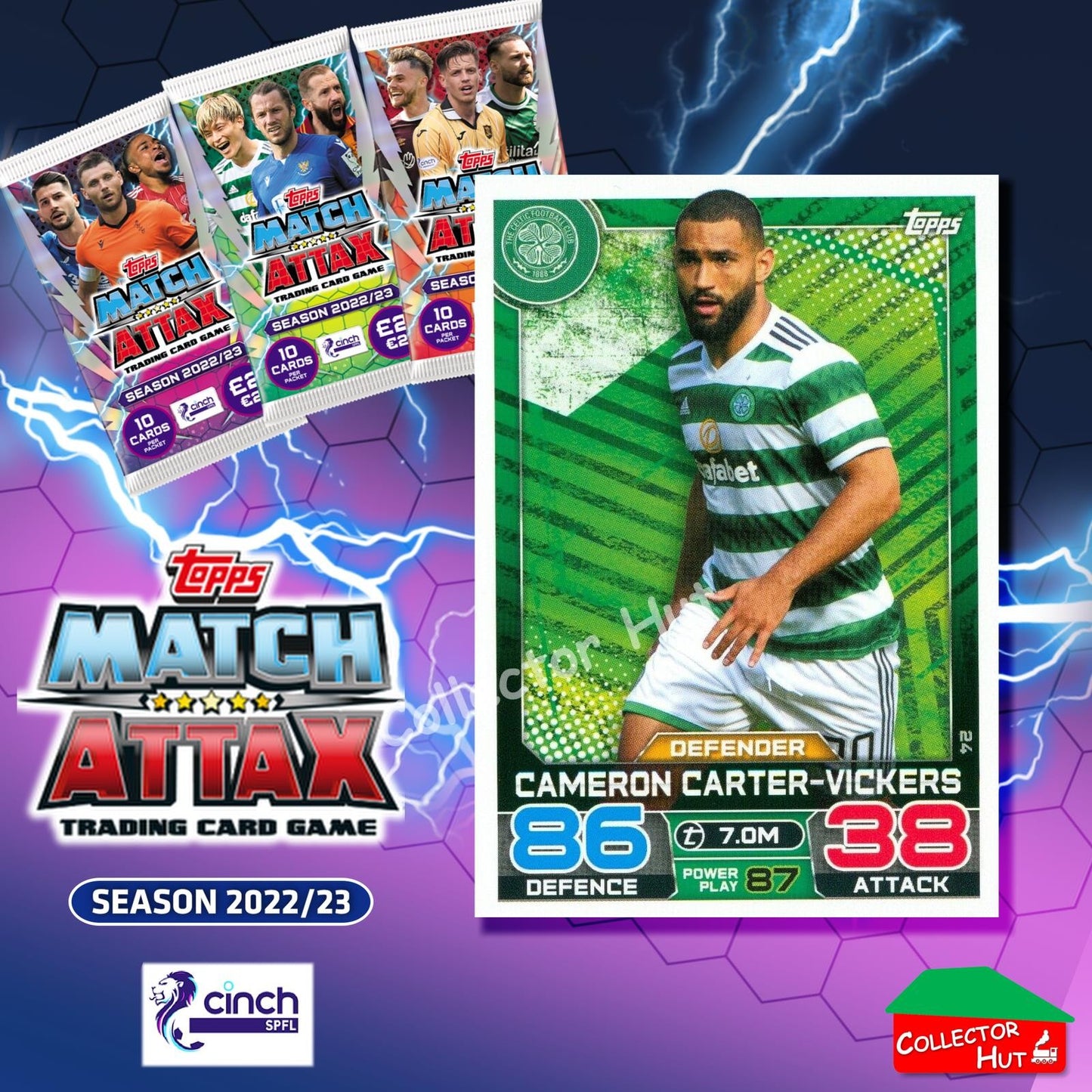 TOPPS MATCH ATTAX SPFL 2022/23 #1-162 Choose Your Card