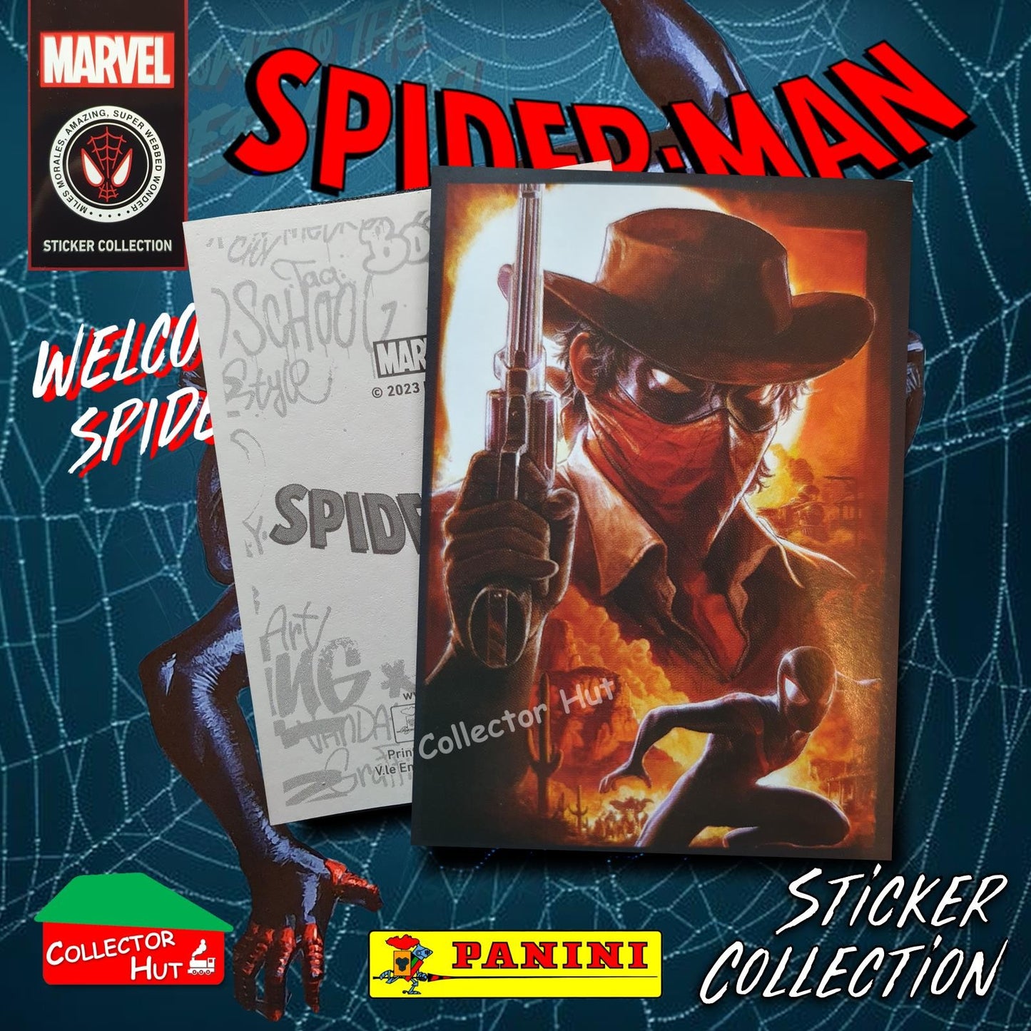 Panini Spider-Man Spider-Verse 2023 Collection Sticker Singles #1-163 & F1-30