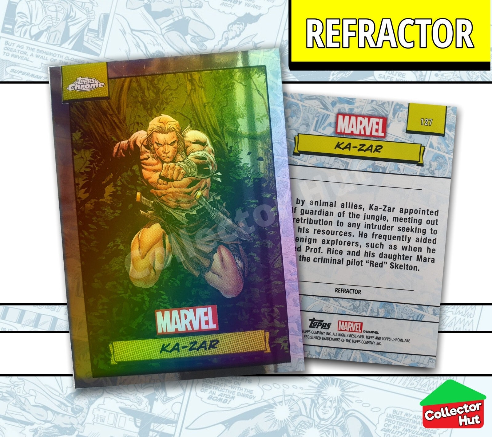 Marvel Topps Chrome 2024 REFRACTOR Card Collection YOU CHOOSE