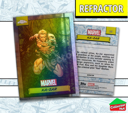 Marvel Topps Chrome 2024 REFRACTOR Card Collection YOU CHOOSE