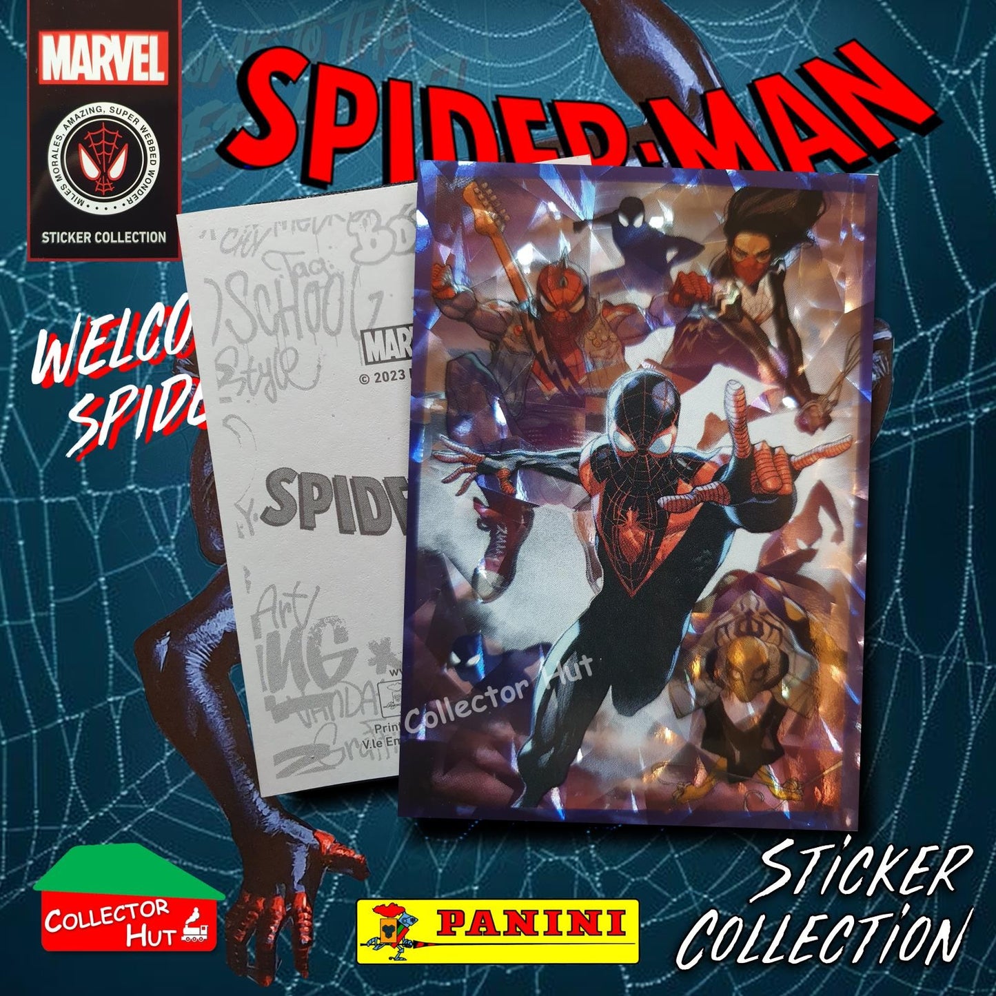 Panini Spider-Man Spider-Verse 2023 Collection Sticker Singles #1-163 & F1-30