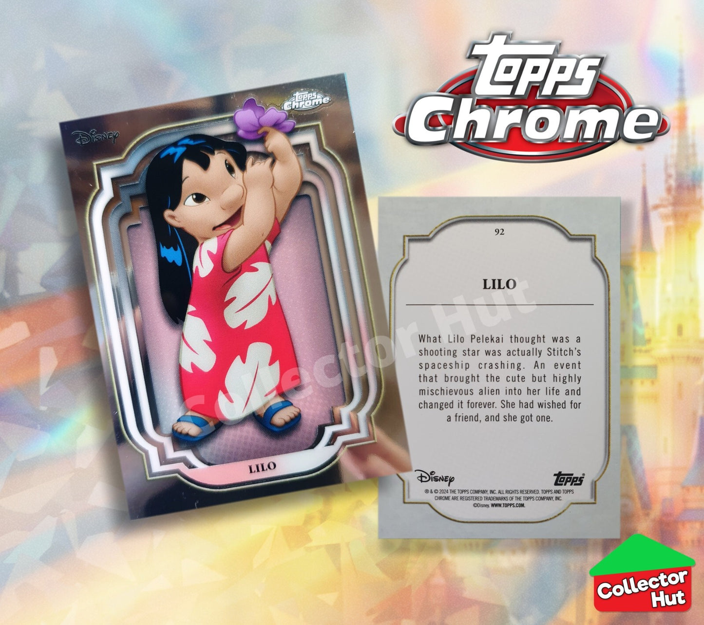 Disney Topps Chrome 2024 Base Cards 1-200 Pick Singles to Complete Your Set