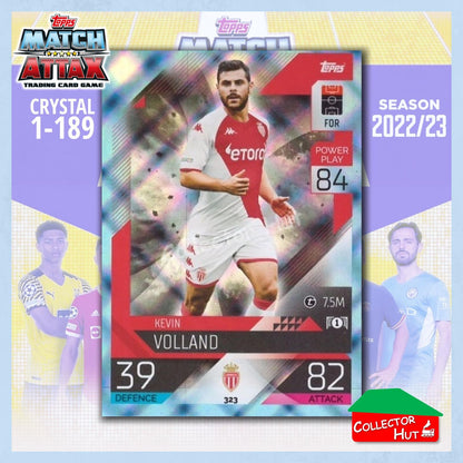 Topps Match Attax Europa Champions League 2022/23 Crystal Parallel Cards 190-387