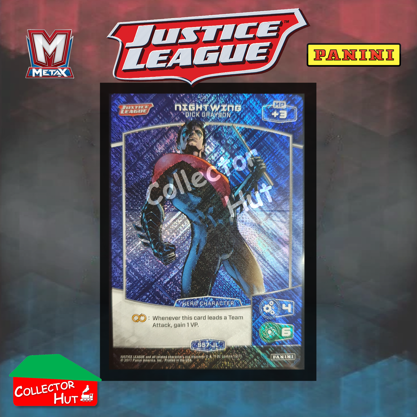 Panini MetaX DC Justice League Foil Cards S1-S72 Choose Your Card