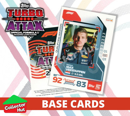 Topps Turbo Attax Formula 1 F1 2024 #1-166 Base Cards YOU CHOOSE