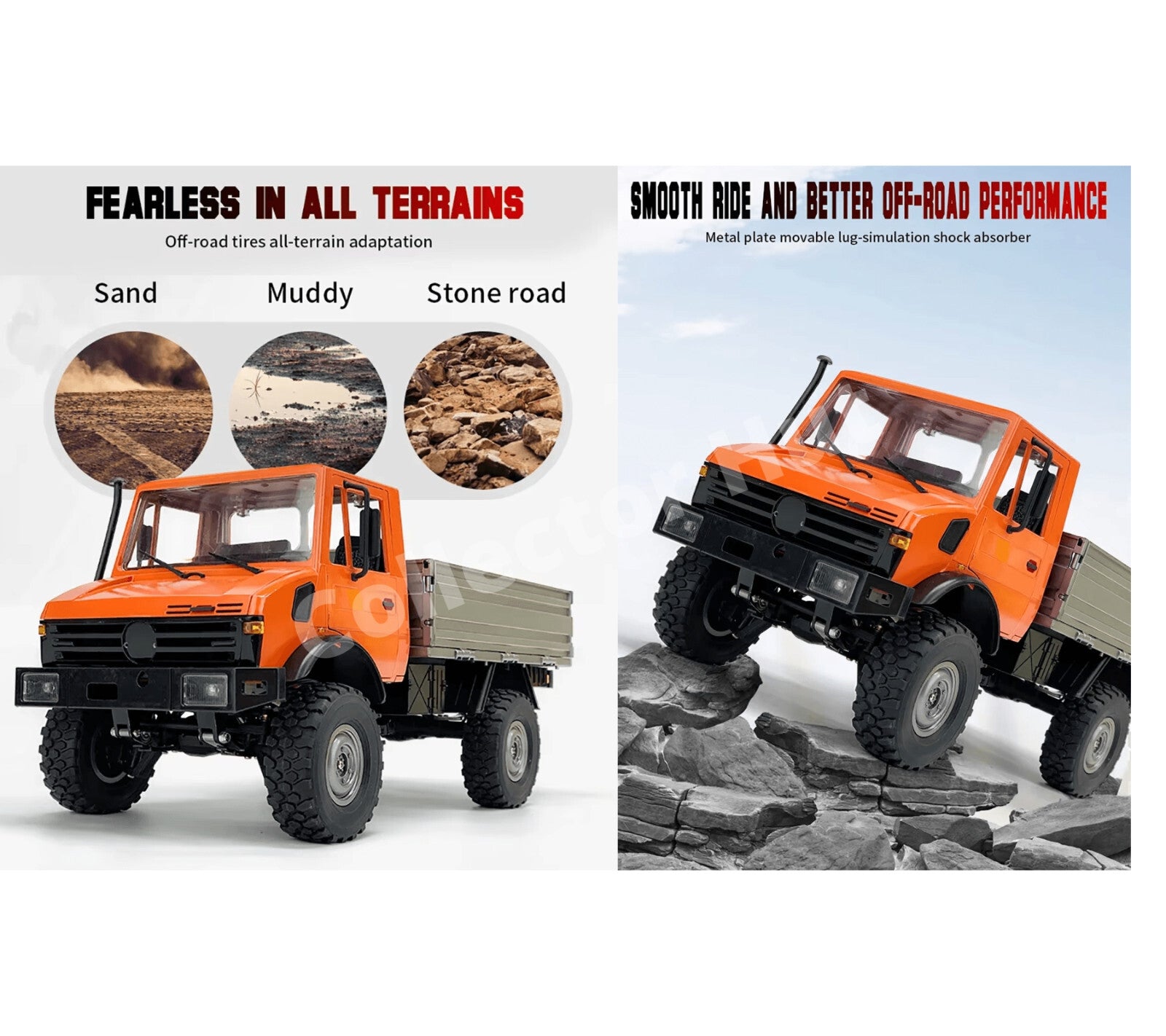 LDR LD1201 RC Truck Off Road Crawler High Spec 1:12 Scale 2.4Ghz 4WD