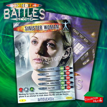 DOCTOR WHO Battles in Time #376-600 INVADER RARE & COMMON CARDS YOU CHOOSE