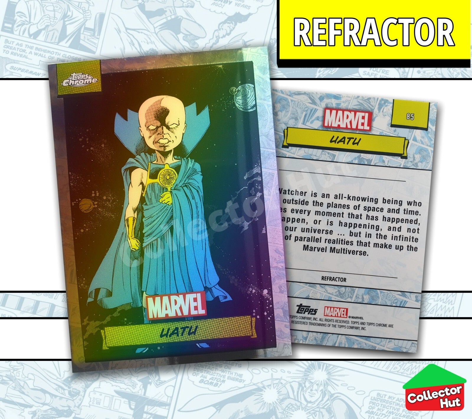 Marvel Topps Chrome 2024 REFRACTOR Card Collection YOU CHOOSE