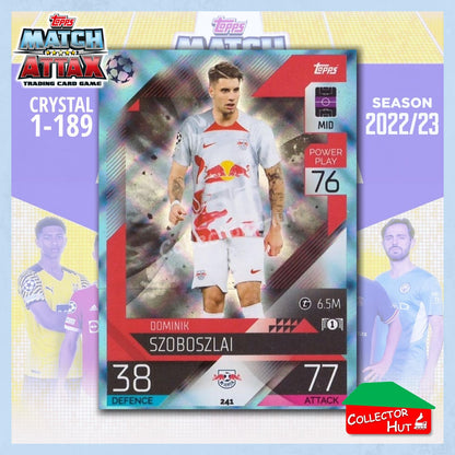Topps Match Attax Europa Champions League 2022/23 Crystal Parallel Cards 190-387