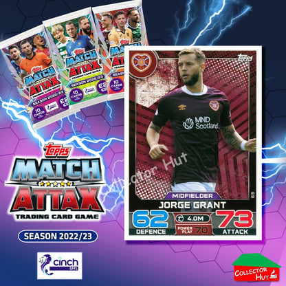 TOPPS MATCH ATTAX SPFL 2022/23 #1-162 Choose Your Card