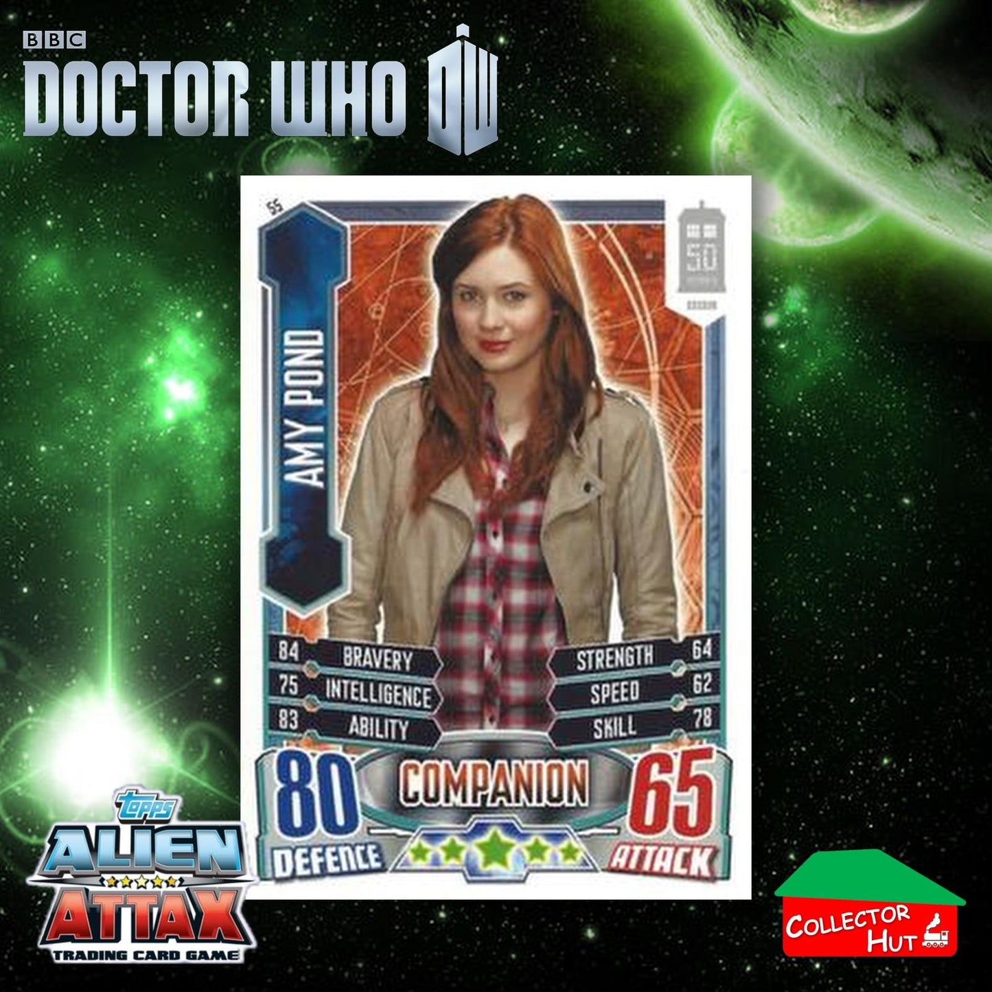Topps Doctor Who Alien Attax 50th Anniversary Edition Companion Timeless Cards