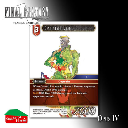 Final Fantasy Trading Card Game OPUS IV 4 FOIL CARDS You Choose