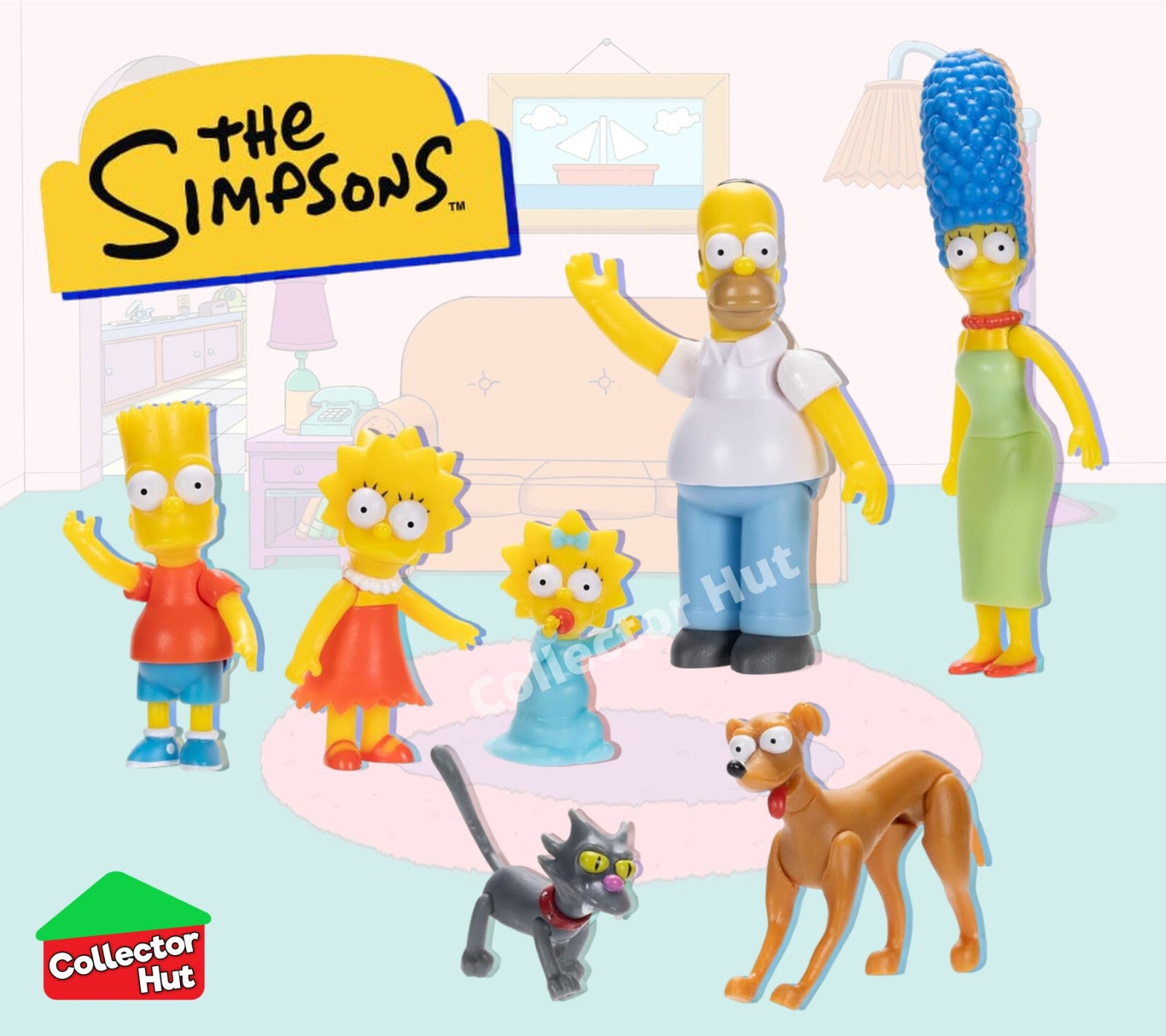 The Simpsons 2.5" Inch Figurine Playset Collection Jakks Pacific 2024