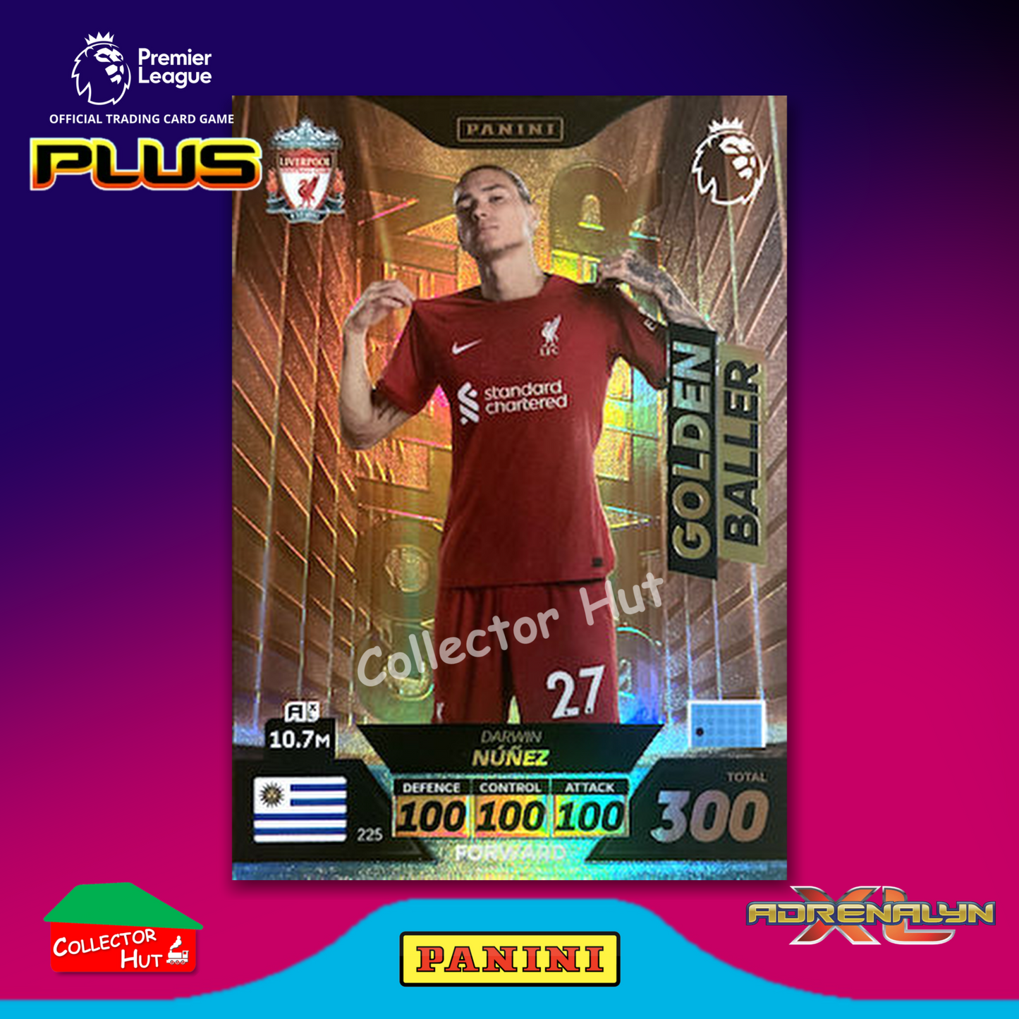 Panini Premier League Adrenalyn XL PLUS 2023 2022/23 GOLDEN BALLER & LIMITED